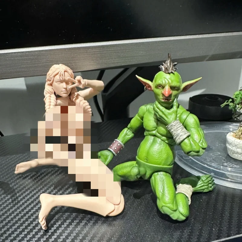 

Игрушка Hopdo: Фигурка гоблина 14 см с прической мохавк, масштаб 1/12, 6 дюймов, полный комплект, модель, украшение