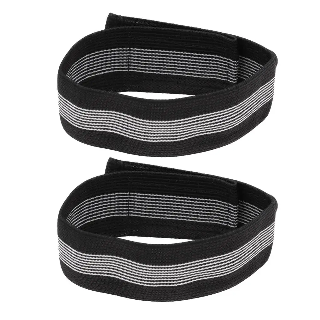 Bicycle Leg Band Elastic Safety Warning Reflective Pants Clip for Jogging Camping Climbing Night Activity
