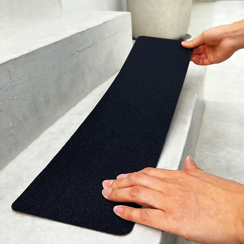 For Walkways Stairs Ramps Decks Skateboards Adhesive Non Slip Strips Heavy Duty Anti Slip Tape Waterproof Outdoor Grip Tape