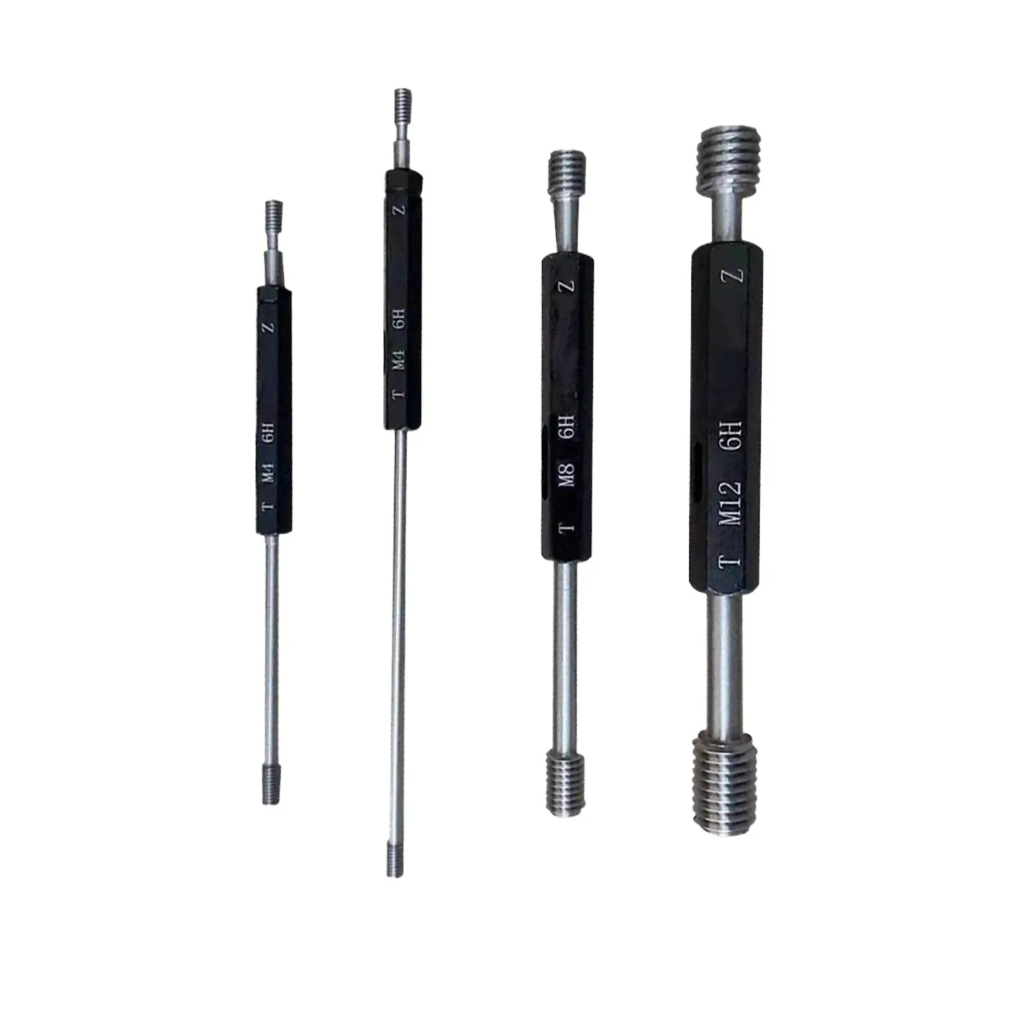 FA Extended Neck Thread Plug Gauge 6H Go No‑Go Thread Gauge Metric Screw Gage M4 M5 M6 M8 M10 M12 Thread Measuring Tool