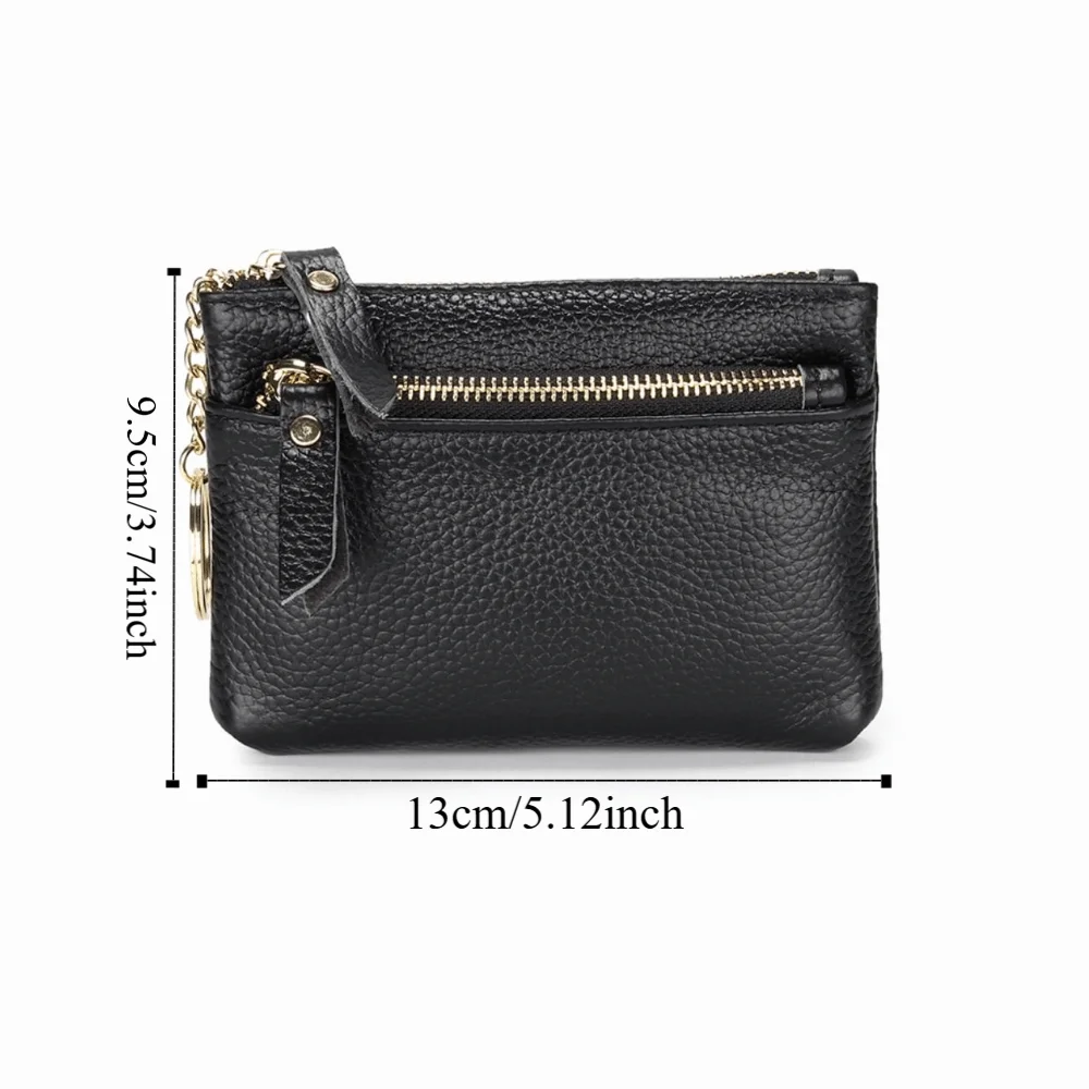 Multi Card Slots Women Short Wallet Hand Clutch Multifunctional Pu Coin Purse Solid Color Portable Small Cowhide Wallets Women