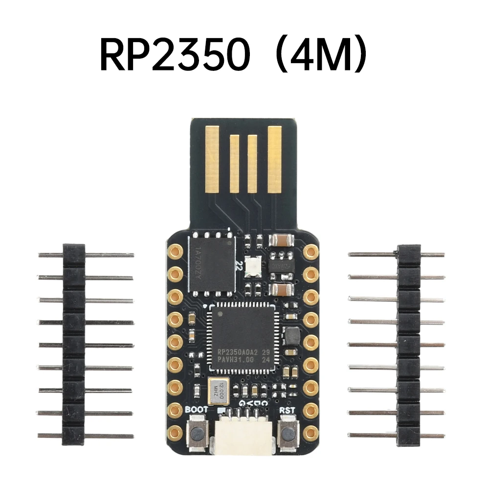 Mini USB RP2350A Development Board Mini Microcontroller for Raspberry Pi Dual Core ARM Cortex-M33 Hazard3 RISC-V 4MB 16MB