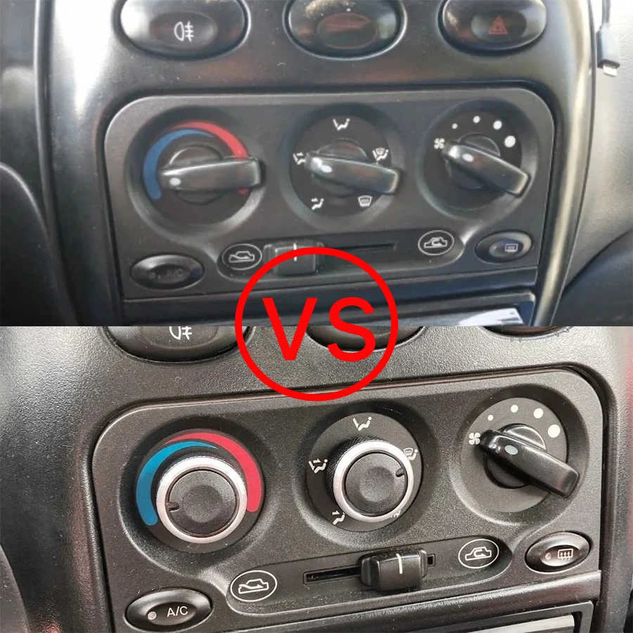 3pcs/set Air Condition Switch Knob for Chevrolet Spark M100 M150 for Chery QQ3 QQ6 Dashboard AC Adjustment Knob Accessories