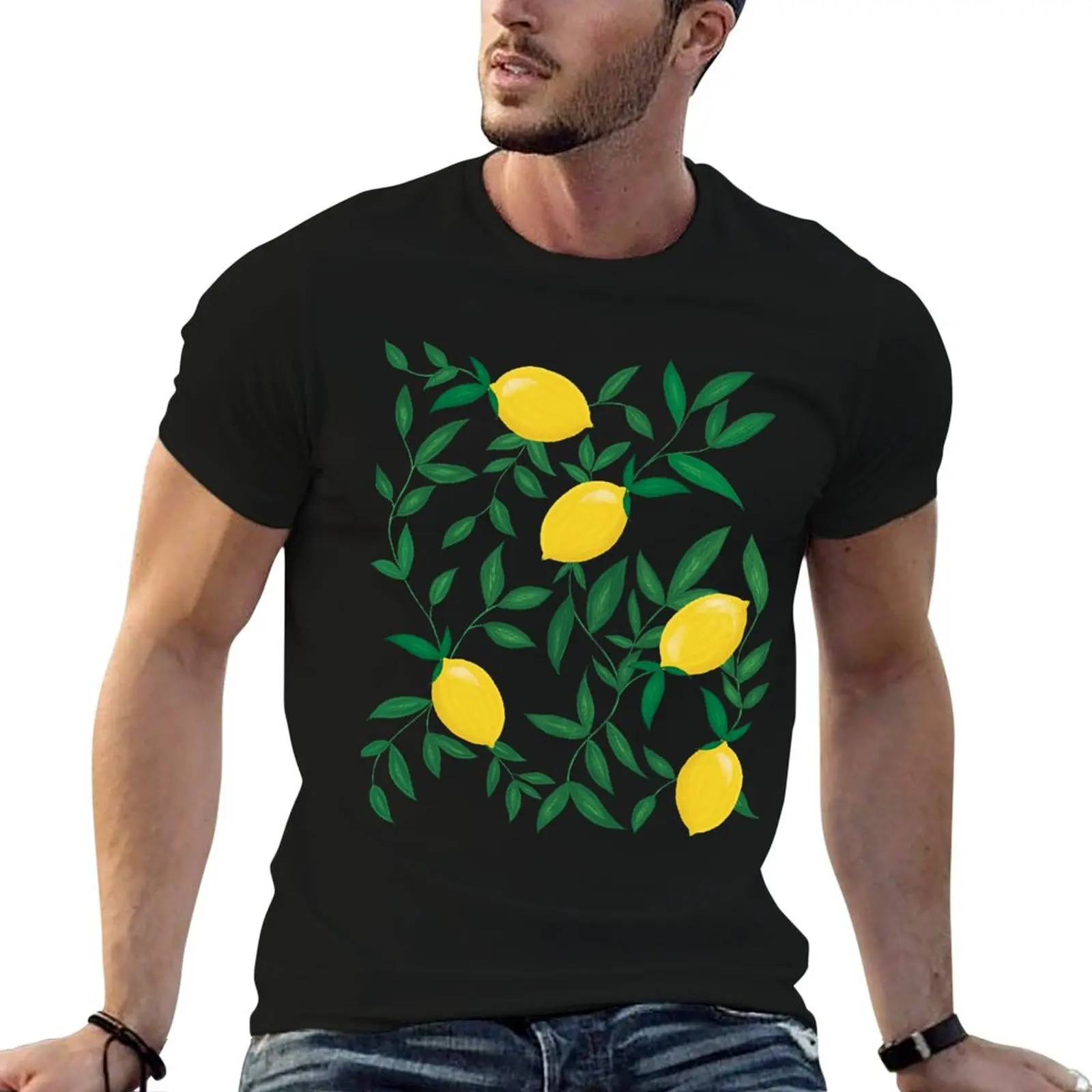 

Sicilian lemons T-Shirt cute tops Anime t-shirt oversize t-shirts man anime figures mens graphic t-shirts hip hop