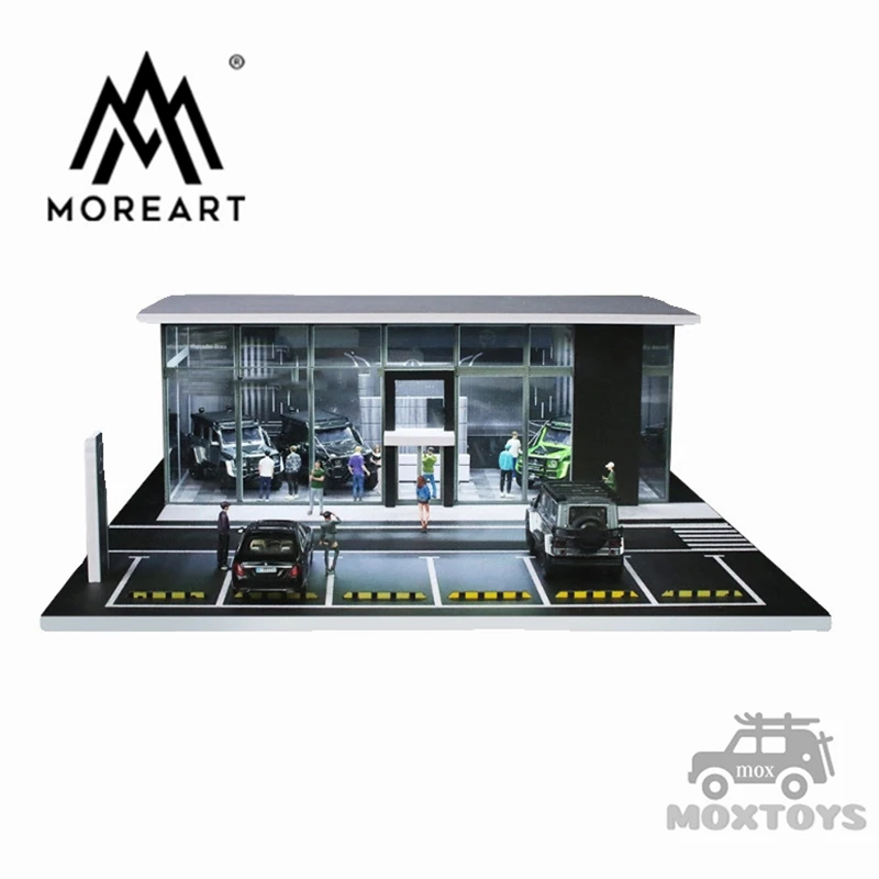 

MoreArt Time Micro 1:64 MB Showroom with Led Lighting Diorama