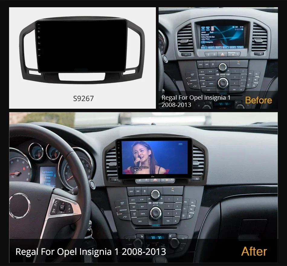 Ownice K6+ 2K for Buick Regal for Opel Insignia 1 2009 - 2013 Car Radio Multimedia Video Player Navigation Stereo GPS Android 12