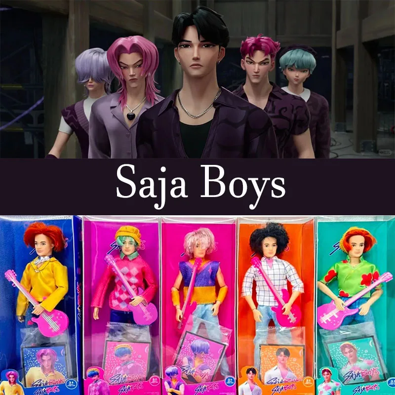 

New Kpop Demon Hunter anime villain Sabe Boy male group action figure doll toy cartoon collection gift for girls