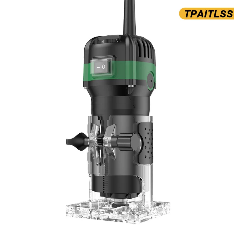 220V Wood Engraving Machine Woodworking Trimming Machine Wood Router Machine Wood Trimmer