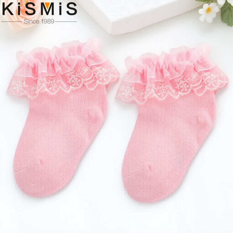 

Baby Girls Cotton Short Socks Lace Princess Newborn 0-1 Years Spring Summer Autumn Infant Socks