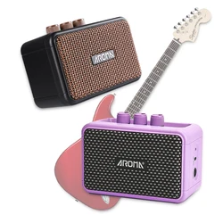 AG-04 Portable Electric Guitar Amplifier Built-in Clean & Overdrive Effects Approx. 7-hour Battery Life Supports Mute Practice