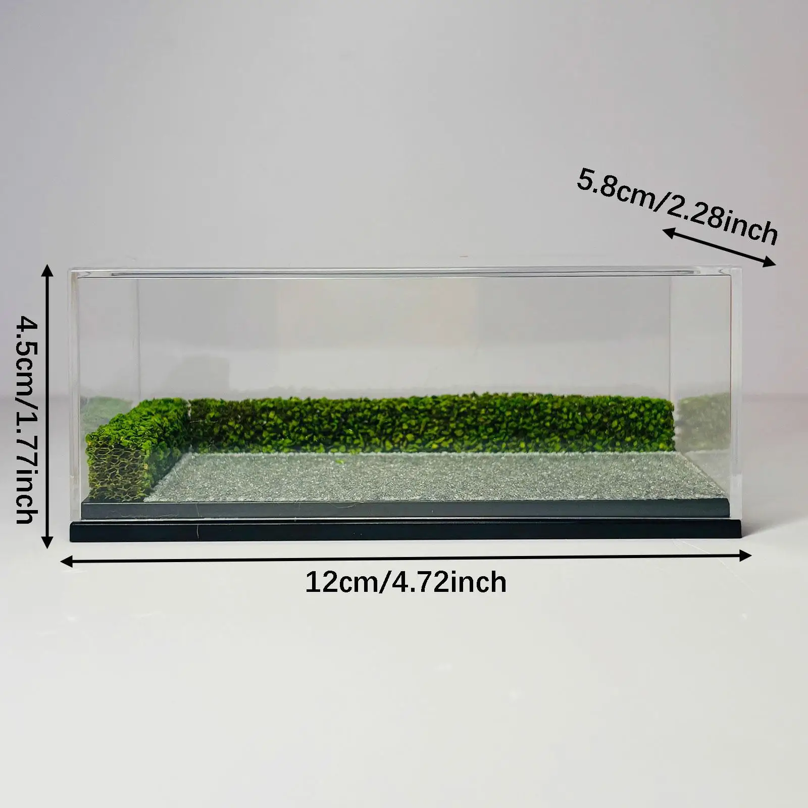 Présentoir de voitures modèles ABS, boîte de rangement de Collection anti-poussière pour Kit de voiture jouet 1/64, accessoires