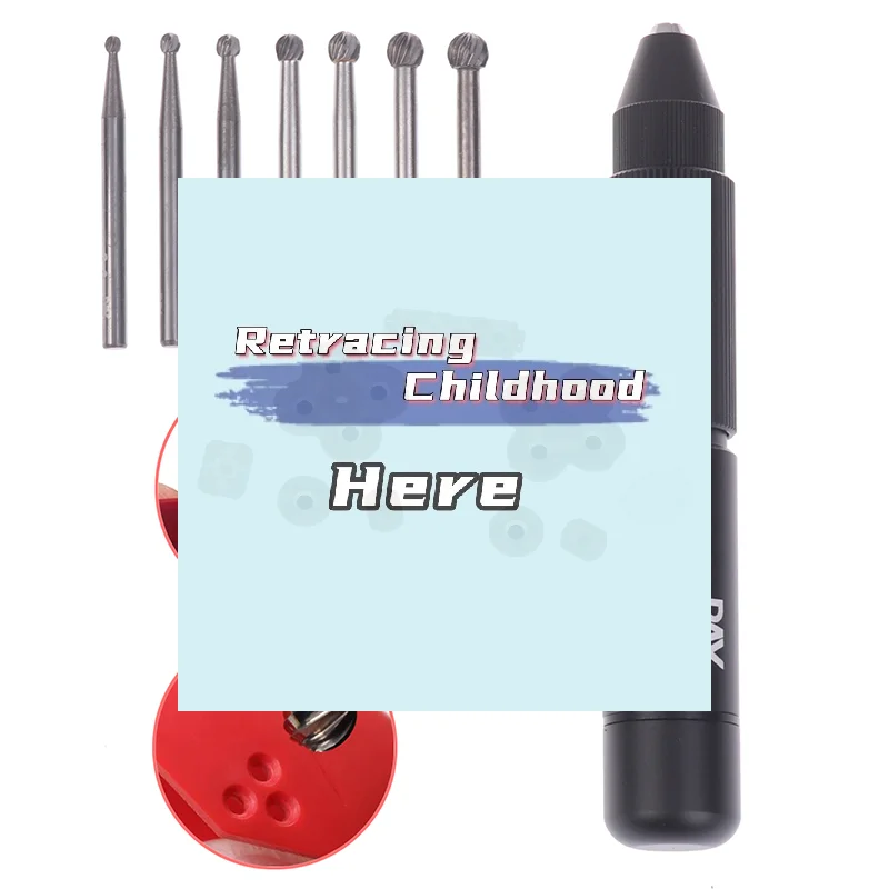 

1/7Pcs Chamfered Ball Drill 2.0mm~5.0mm Optional Round Detail Modification Drill Bit For Model Upgrade Sharpen Tool-TOY