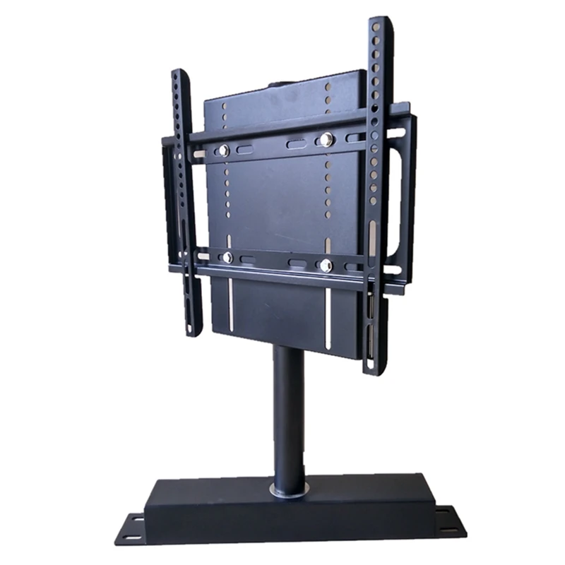 STLF 360 Degree Motorized Rotation TV LCD Screen Mobile Stand for Home Office Cabinet /Remote Control Swivel TV Stand