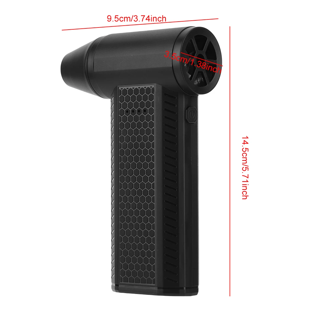 110000 RPM Mini Turbo Jet Fan Blower Turbo Fan Oplaadbare krachtige ventilator Borstelloze motor Luchtblazer voor toetsenborden Thuis buiten