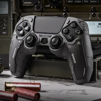Mecha táctica, Protector suave de silicona mate, pegatina de piel para Sony Dualsense 5, funda para controlador de PS5, cubierta de tapa de agarre para pulgar