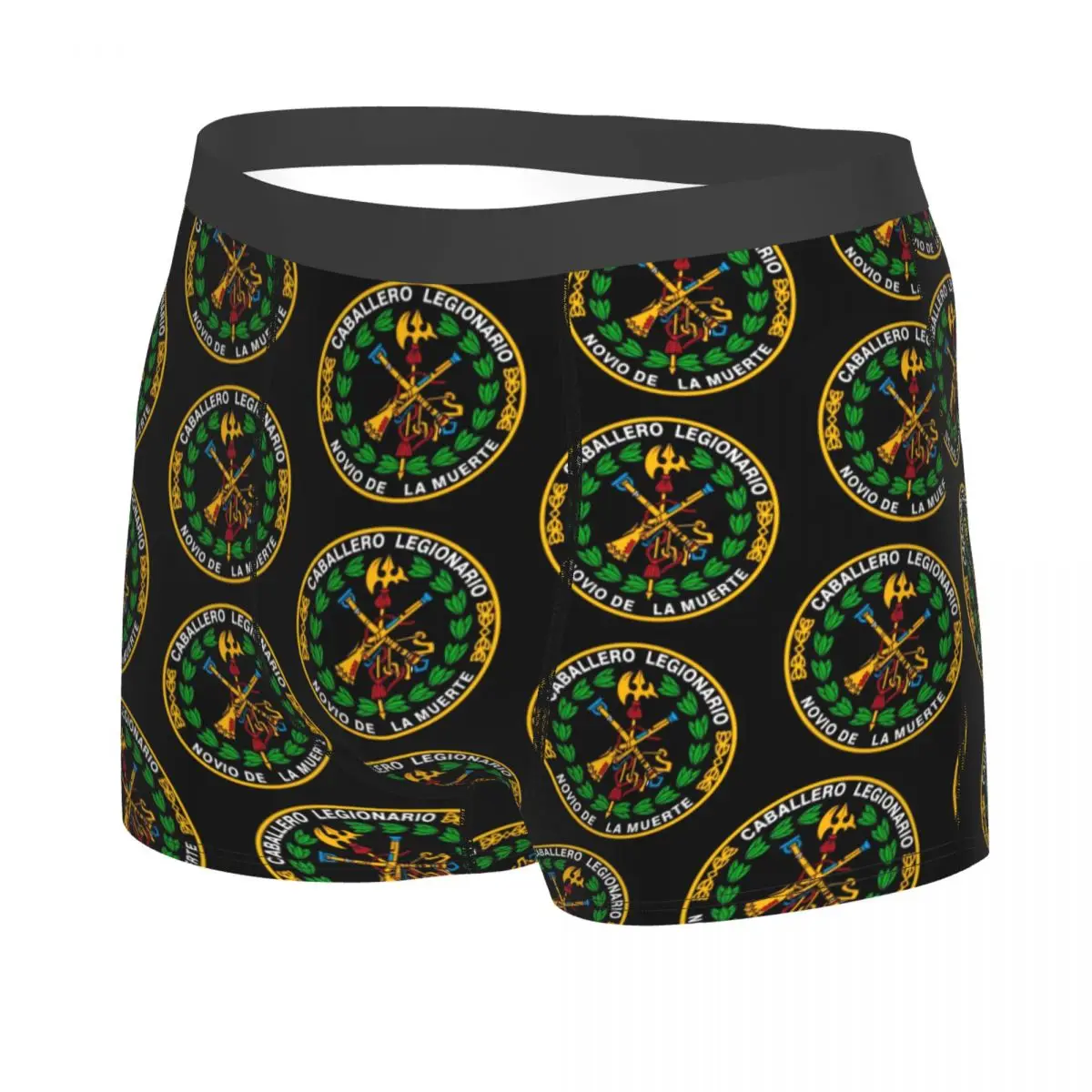 Circular logo Man's Boxer Briefs Underwear Spanish Legion Highly Breathable High Quality Gift Idea