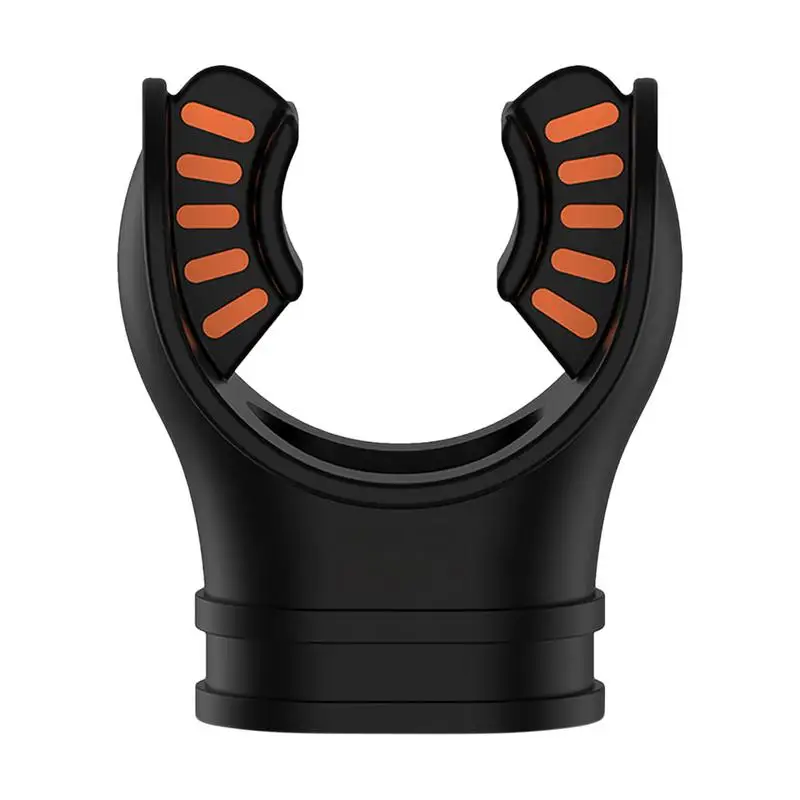 Silicone Snorkel Diving Mouthpiece Scuba Moldable Bite Mouthpiece Regulator Thermoplastic Snorkel Mouthpiece Reduces Jaw Fatigue