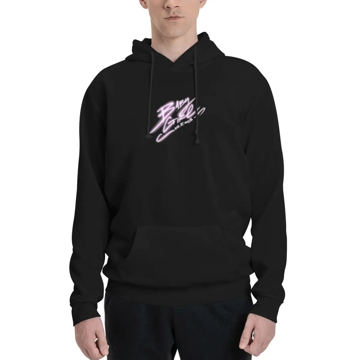 Vo Eros Babygirl 3 (Nero) Classico Maglione Con Cappuccio Da Uomo