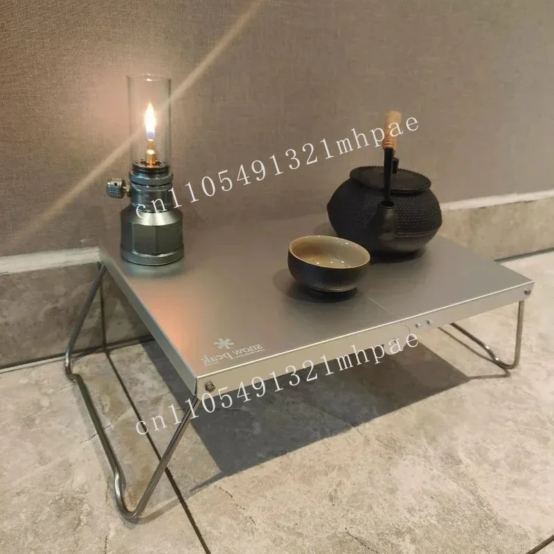 

New Snow Peak Outdoor Table Lightweight Aluminum Alloy Folding Table Ultra Light Camping Table Hiking