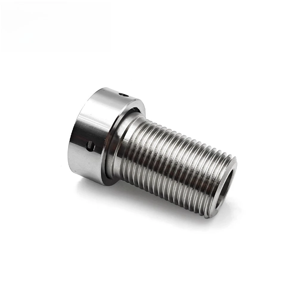 1PCS Stainless Steel Screw Connector for Craft Beer Keg Head and Tail