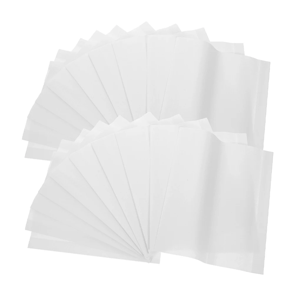 

100Pcs Grease Resistant Paper Bags Disposable Snack Food Holders French Fries Hot Dogs Takeout Packaging Bags Oil Proof Food