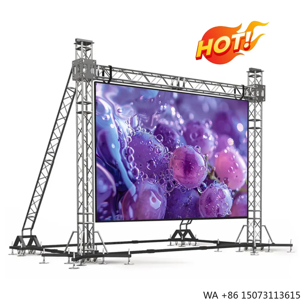 

Ultra HD Quick-Install P2 Outdoor LED Rental Screen Water Resistant for Events