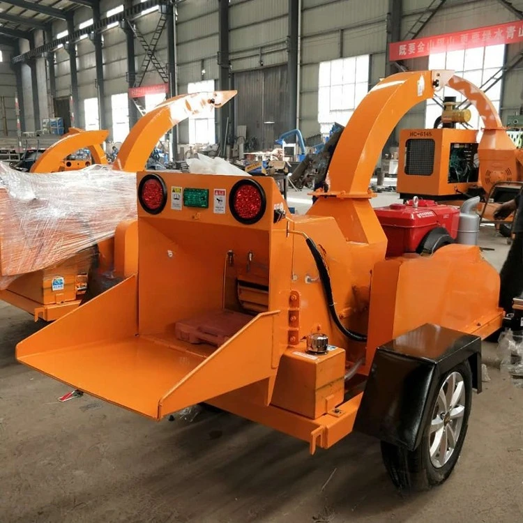Di esel & Electric Mobile Wood Crusher, Press‑Roller Feeding Design for Coarse Crushing of 15cm Logs and Tree Branches