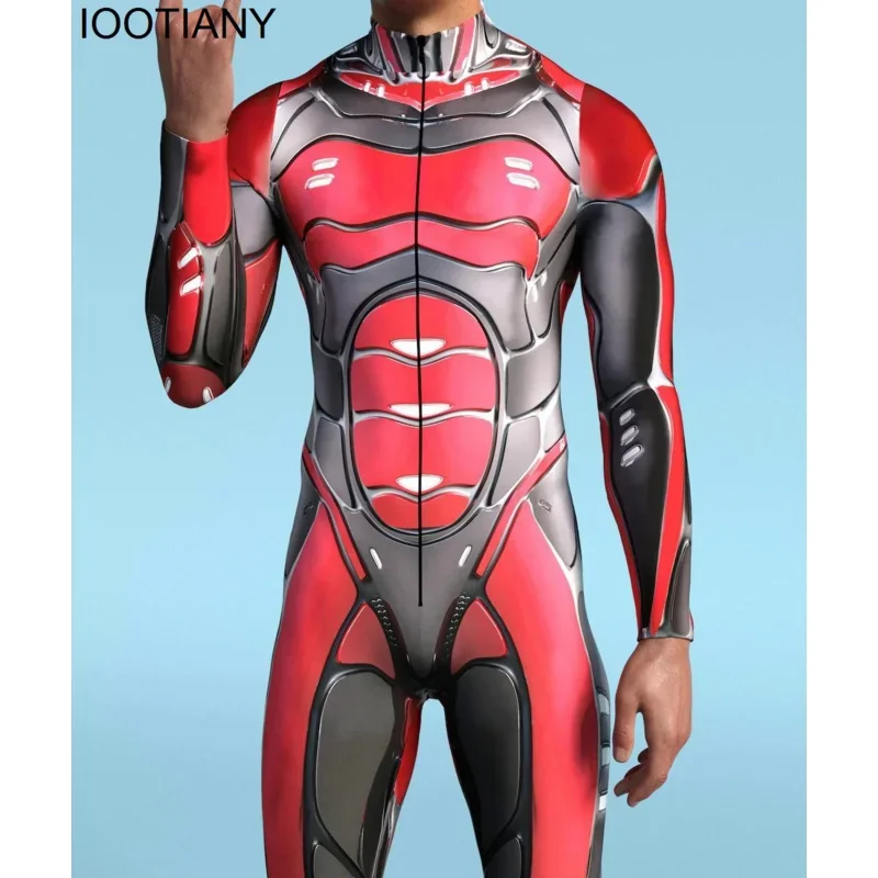 ชุดจัมพ์สูทมีซิปสำหรับผู้ชายและ3D ชุดบอดี้สูท zentai ชุดปาร์ตี้เกมเครื่องแต่งกายคอสเพลย์สำหรับผู้หญิง2023