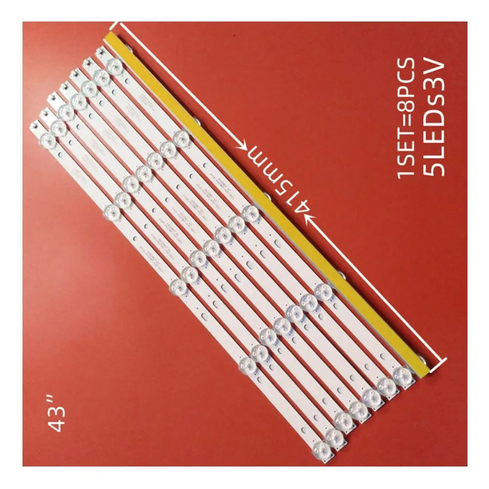 

Lights 42-43 "(a set 8 pcs) for Panasonic th-43d580c lights bar repair TV