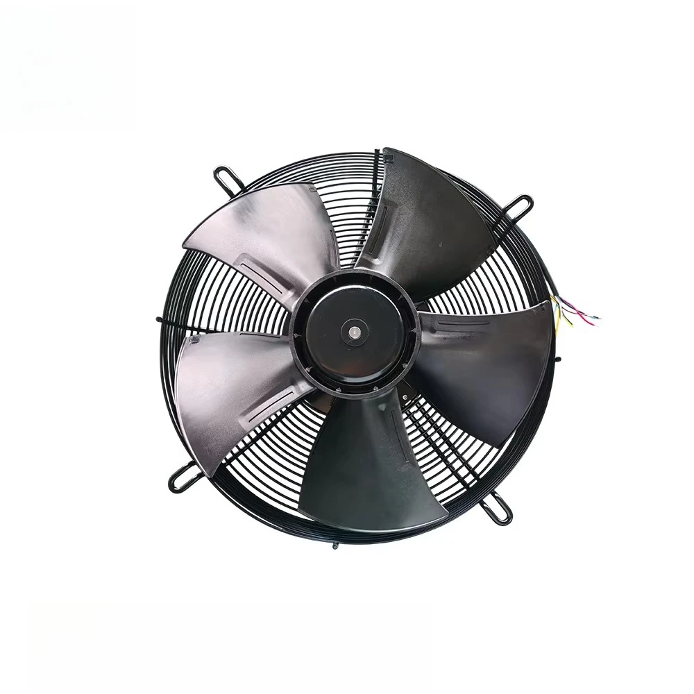 

400mm Industrial Waterproof Axial Exhaust Fan 380V Ball Bearing ODM Customizable HAVC Heating Pump Chiller Guard Grill