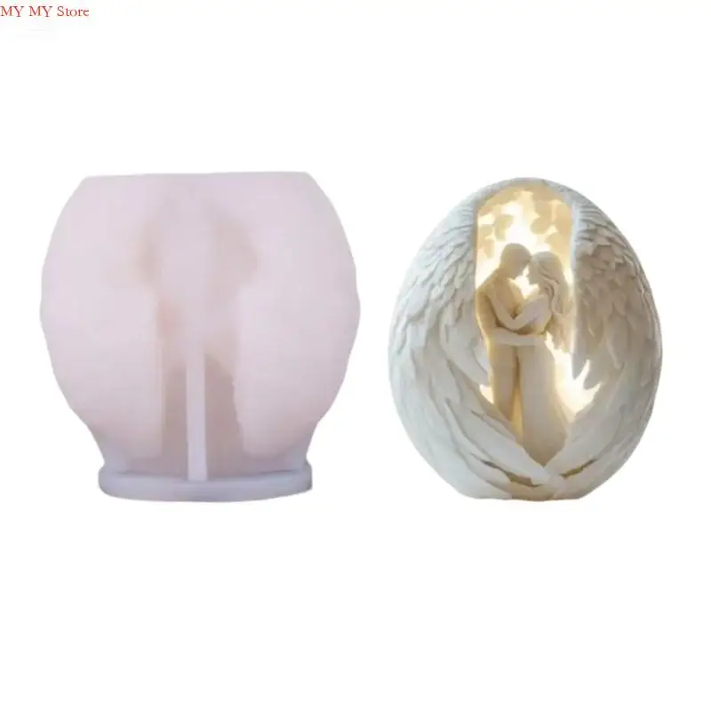 

Wing Couple Silicone Mold for Candle Making,Aromatherapys Resin Mould Ornament Epoxy Resin Casting Mold