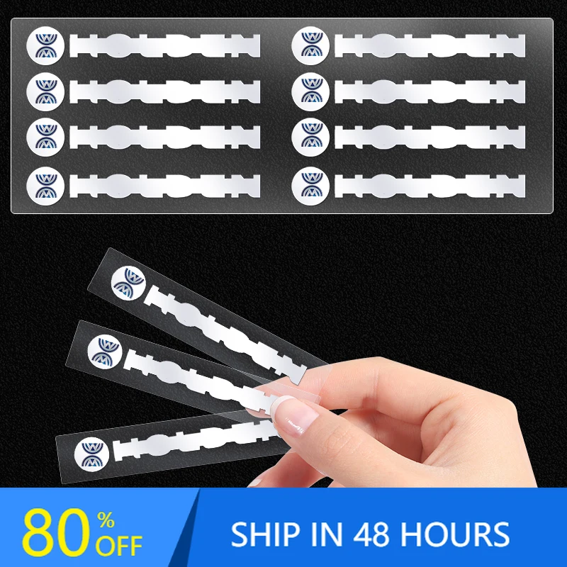 

New Hot 2025 New Car Door Handle Sticker Rearview Mirror Protective Decal Stickers Car Accessories New For Volkswagen Golf Pol