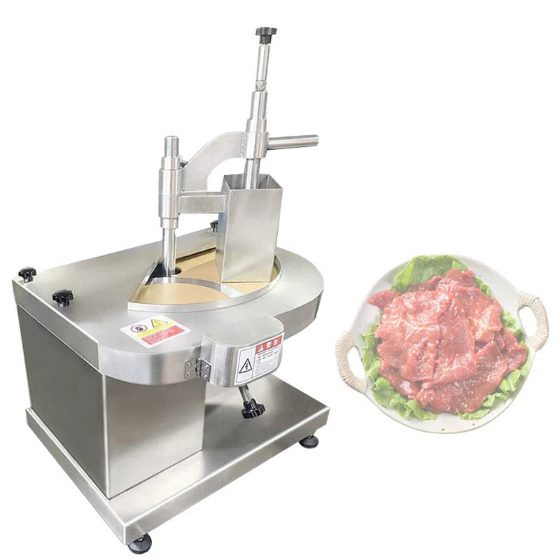 

Commercial Stainless Steel Fresh Meat Slicer 0.5-14mm Thickness Adjustable Electric Meat Slicer For Sale