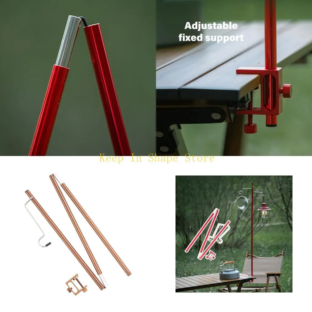 U1JC Permanent Thin Lamp Owner For Outdoor Use With Table Grip Ground Spine