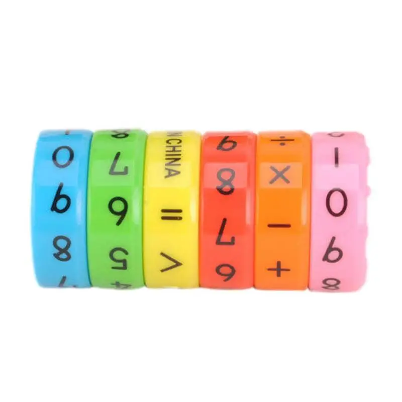 Magnetic Math Toy Colorful Numbers Magic Cube Magnetic Fraction Learning Math Toys Arithmetic Learning Educational Toys For Kids