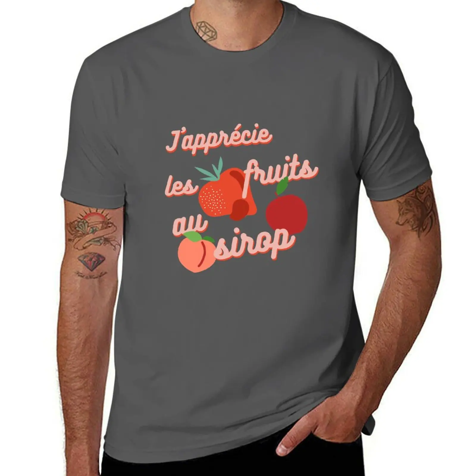 ¡Como fruta en almíbar! Camiseta cosas baratas disfraces divertidos ropa de diseñador para hombre