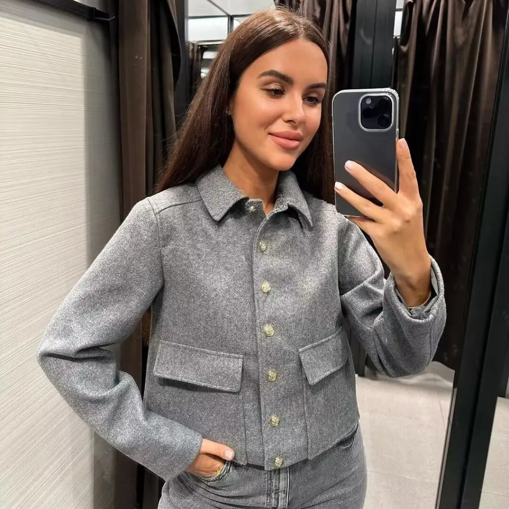 

Женские брюки с карманами в европейском и американском стиле, однобортная куртка, весенне-осенняя новая одежда