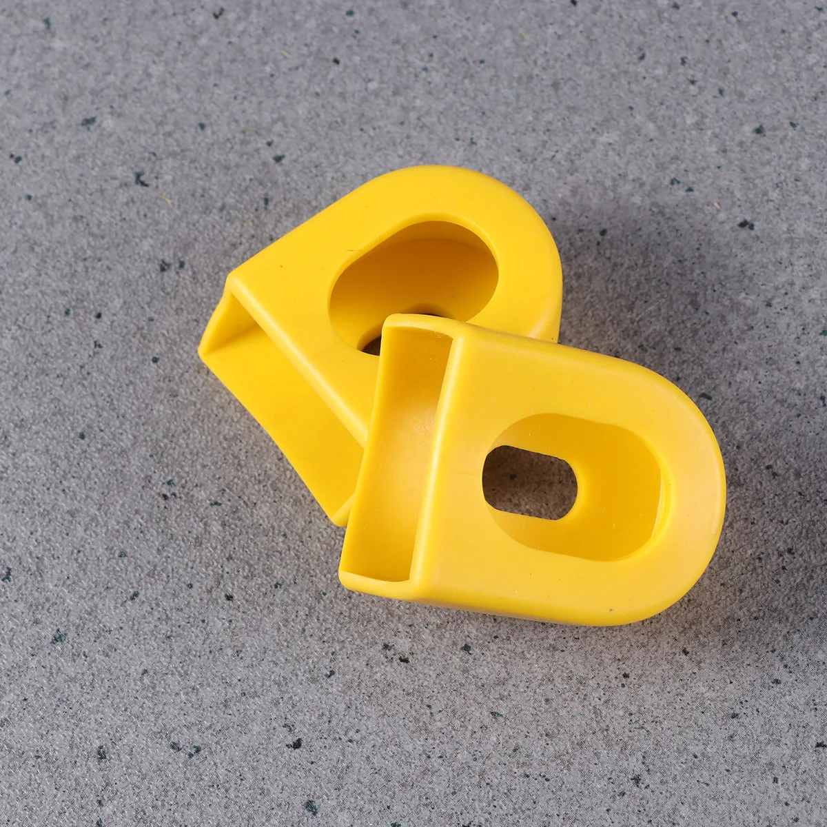 

One Pair Yellow Crank Arm Protectors Premium Shock Resistant Bike Crankset Cover for Mountain Road Folding Bicycle