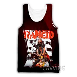 CAVVING 3D Printed  Rancid Band  Tank Tops Harajuku Vest Summer Undershirt Shirts Streetwear for Men/women