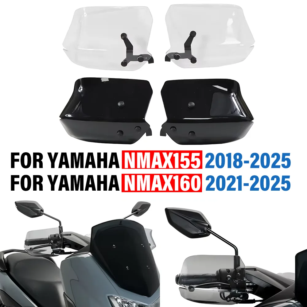 

Защита рук для мотоцикла YAMAHA NMAX155 2018-2025, NMAX160 2021-2025, Nmax155, защитные щитки на руль, ветрозащитные дефлекторы