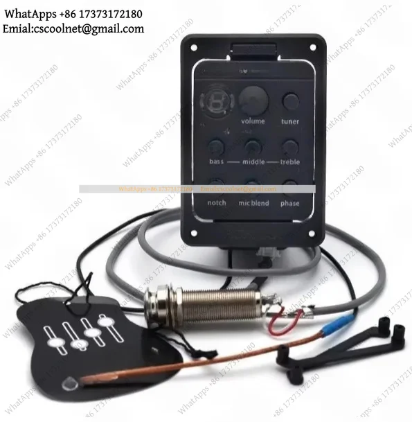 k3 for Fishman Presys Blend 301 Acoustic Guitar Preamp – EQ, Tuner & Pickup System, ABS Housing