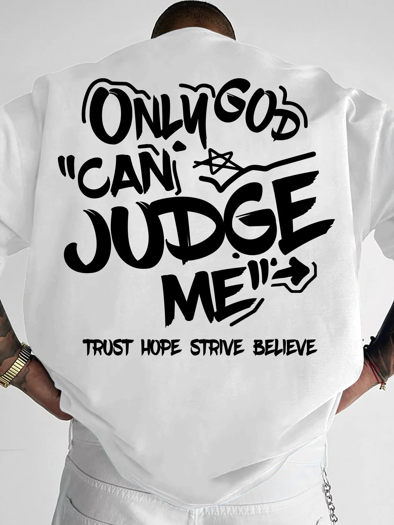 Graphic Tee Men's and Women's Street Style T-shirt 