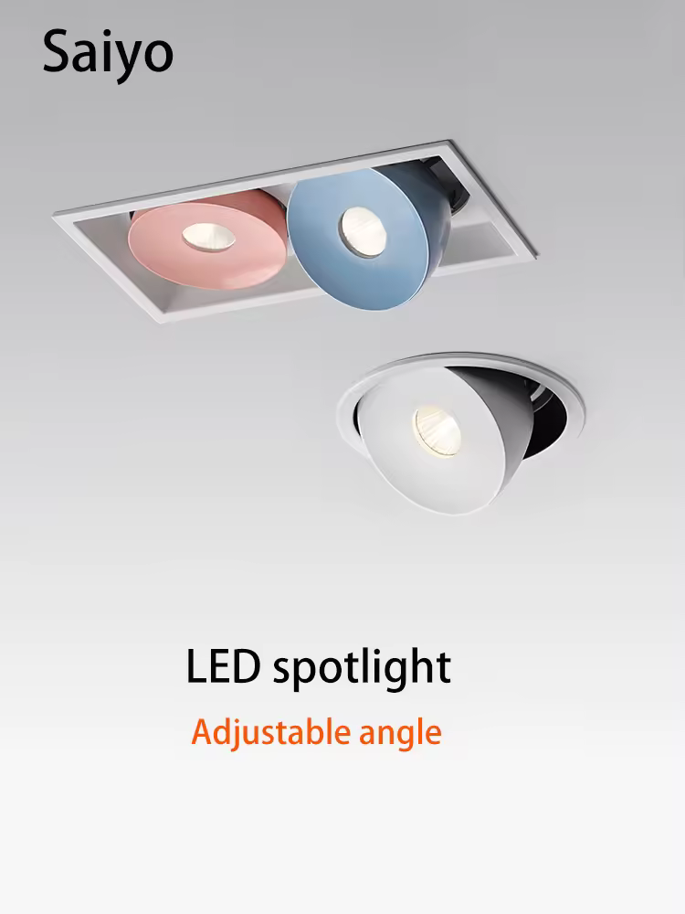 Saiyo Led Spotlight Zigbee Tuya dimmerabile Spots Light incasso Angel lampada da soffitto regolabile White Foco 110V 220V per Home Hotel