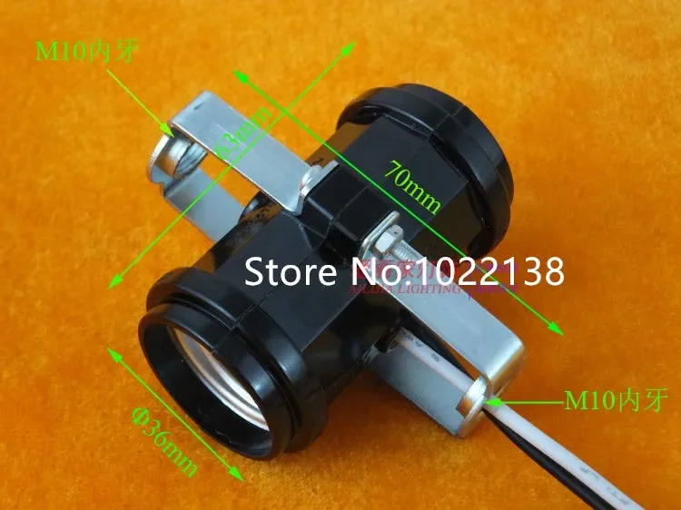 

2PCS 2 * E27 LED double bakelite lamp holder, vintage fitting Pendant lamp holder, Diy lamp accessories
