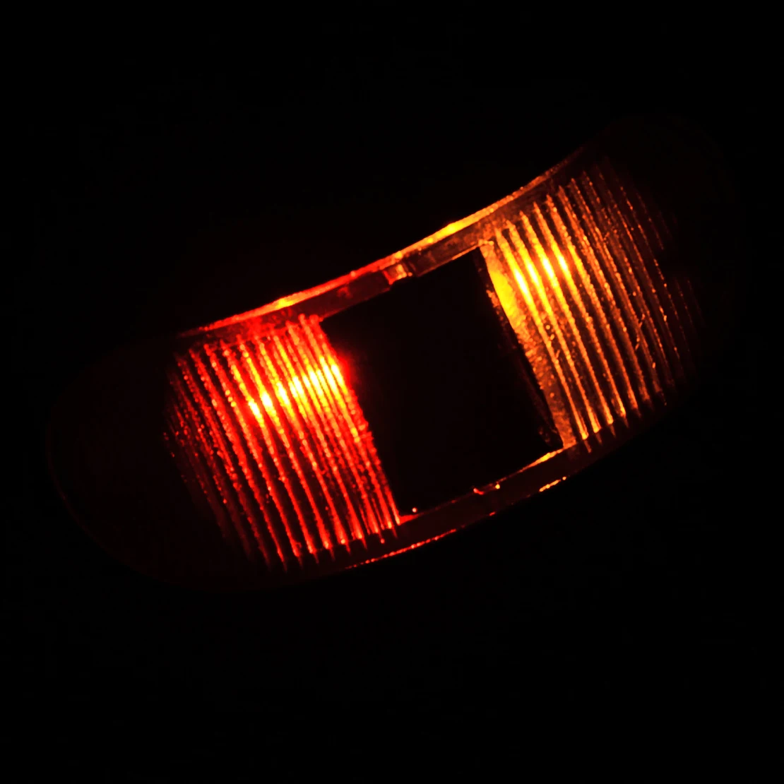 Car LED Clearance Light Side Marker Lamp Amber Red 12V-24V for Trailer Truck Caravan Universal 2Pcs