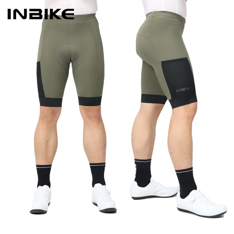 AliExpress INBIKE Men's Bike Shorts 3D Padded Cycling Road Biking Clothing Man Mountain Riding Biker Bicycle MTB Cycle Shorts With Pockets