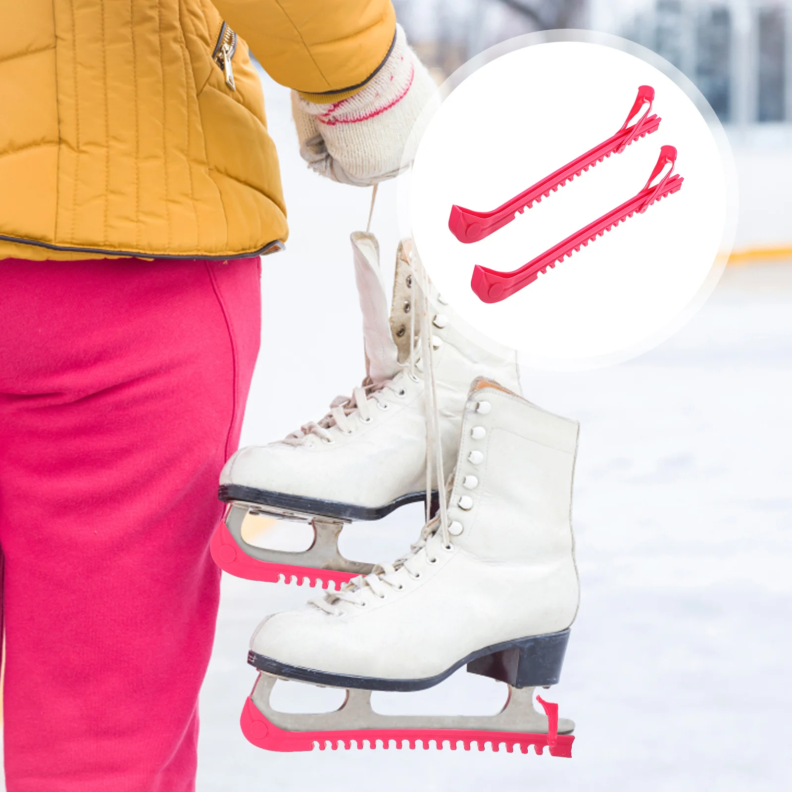

1 пара защитных чехлов для катания на коньках, прочные защитные чехлы для хоккейных фигурных коньков, лезвия, обувь для катания на коньках, защита лезвий, командные виды спорта
