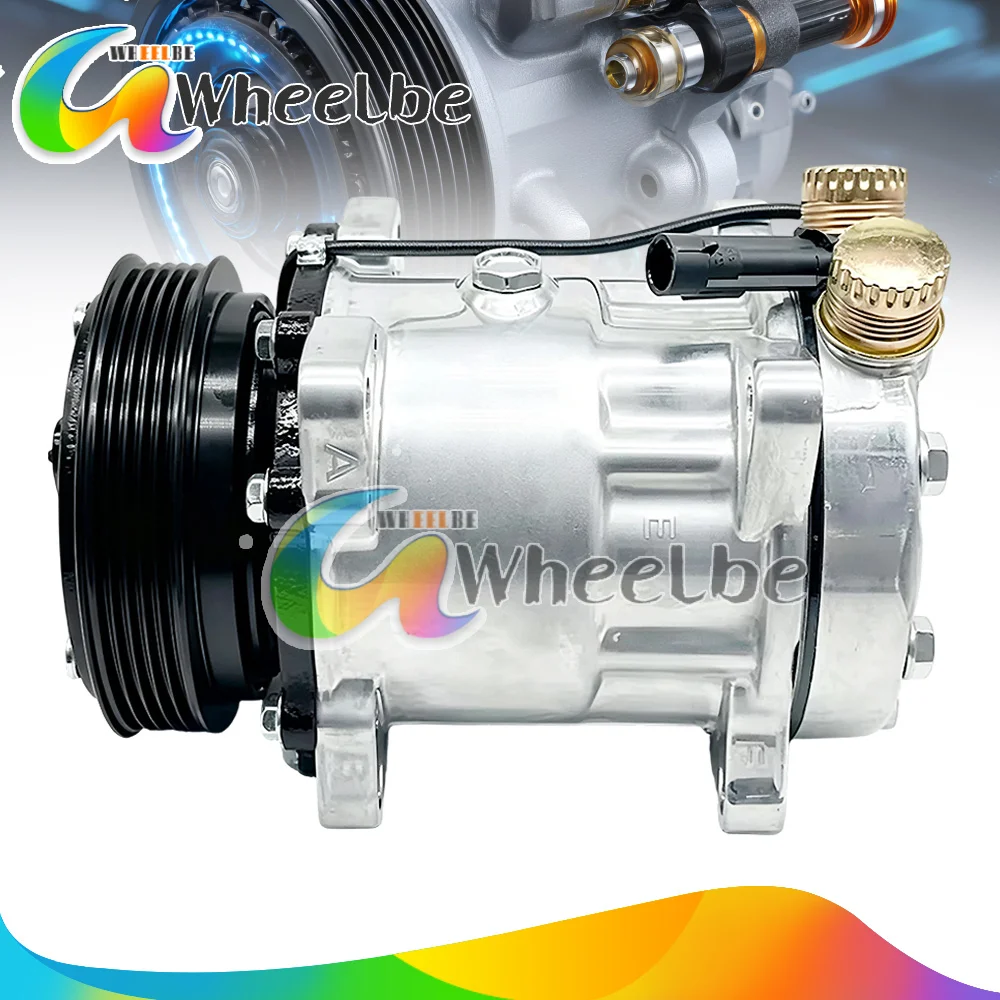 Air Conditioning Compressor SD7H15 For Ferrari 348 F355 355 Mondial t 3.4L 3.5L 1989-1999 7840 157355 7427 7505 138329 146619
