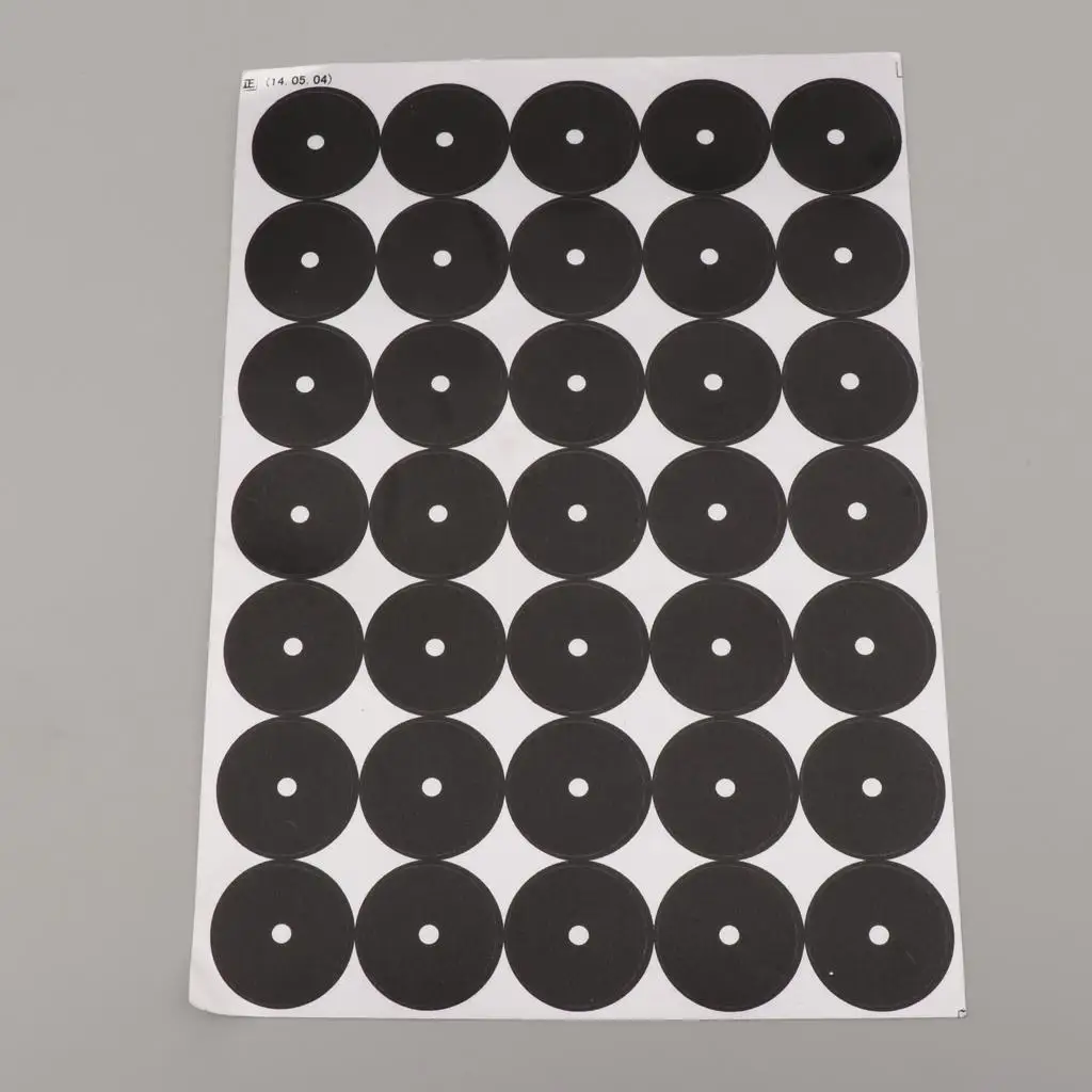 

Round Black Fabric Spot Stickers Pool Table Marking Self Adhesive Billiard Accessories for Snooker Club Game Supplies