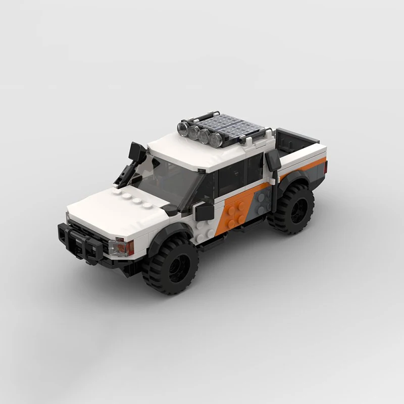 Modelo de carro de cidade moc tijolos de construção cidade expedição campista tecnologia de carro blocos modulares presentes brinquedos de natal conjuntos diy montagem